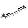 Aluminum 3 PCS Towel Bar Set Modern Bathroom Wall Mount