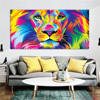 Lion Canvas Painting Wall Art